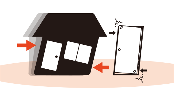 一般的な地震の場合